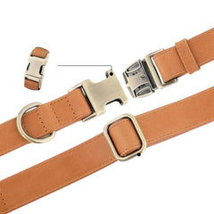 Premium Genuine Leather Pet Collar